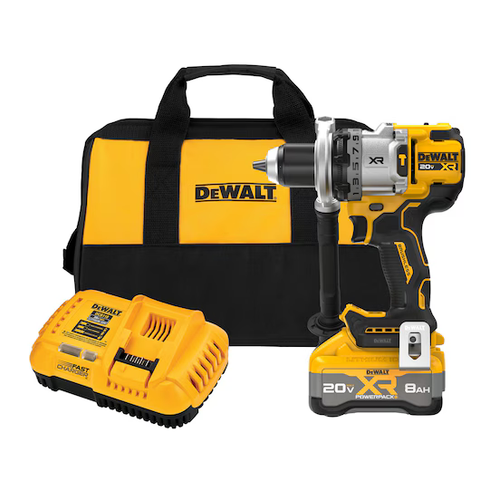 DEWALT DCD1007WW1 20V MAX XR Cordless 3 Speed Hammer Drill Kit Classic Caladiums