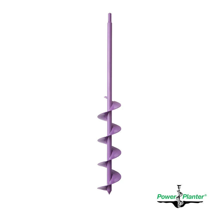 Power Planter Extended Length Bulb Auger (3" x Variable Length)