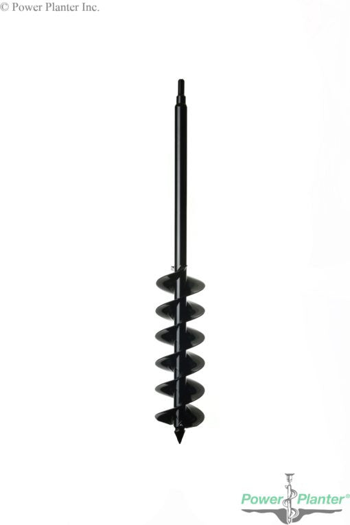 Power Planter Auger - 4" x 28" Large Bulb Auger with 1/2" Hex